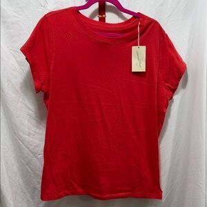 Universal Thread Vivid Red Short Sleeve Top
